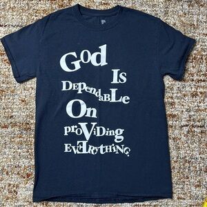 Sold❤️Authentic God Is Dope “GOD IS DEPENDABLE ON PROVIDING EVERYTHING” T-Shirt